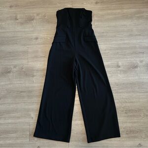Express Black Strapless Jumpsuit